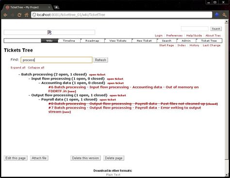 tickettree|Ticket Tree plugin for Trac download .